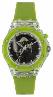Star Wars Childrens Yoda Light Up Green Watch YOD3702 Star Wars Childrens Yoda Light Up Green Watch YOD3702