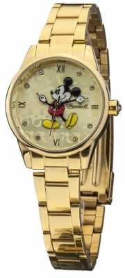 Disney By Ingersoll Womens Classic Gold PVD Plated Bracelet DIN005GDGD Disney By Ingersoll Womens Classic Gold PVD Plated Bracelet DIN005GDGD