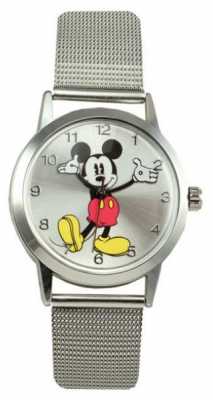 Disney By Ingersoll Womens Classic Mesh Strap Silver Dial 26094 Disney By Ingersoll Womens Classic Mesh Strap Silver Dial 26094
