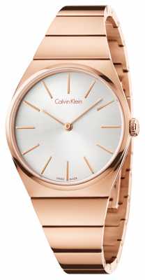 Calvin Klein Womens Supreme Rose Gold PVD Plated K6C2X646 Calvin Klein Womens Supreme Rose Gold PVD Plated K6C2X646