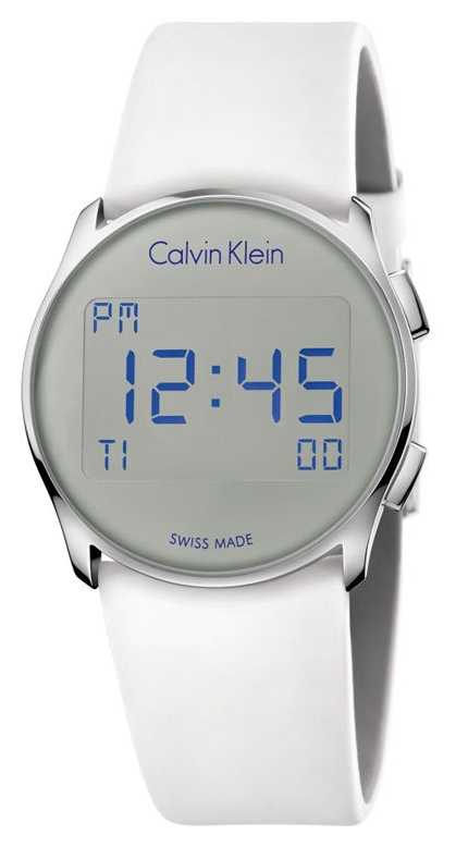 calvin klein future digital black dial watch
