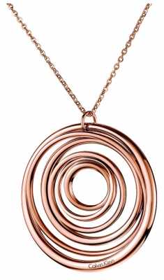 Calvin Klein Sumptuous Rose Gold PVD Plated Necklace KJ2GPP100100 Calvin Klein Sumptuous Rose Gold PVD Plated Necklace KJ2GPP100100
