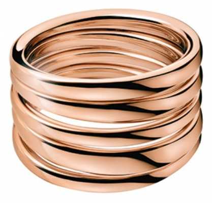 Calvin Klein Sumptuous Rose Gold PVD Plated Ring KJ2GPR100107 Calvin Klein Sumptuous Rose Gold PVD Plated Ring KJ2GPR100107