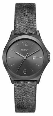 DKNY Womens Parsons Gunmetal Leather NY2373 DKNY Womens Parsons Gunmetal Leather NY2373