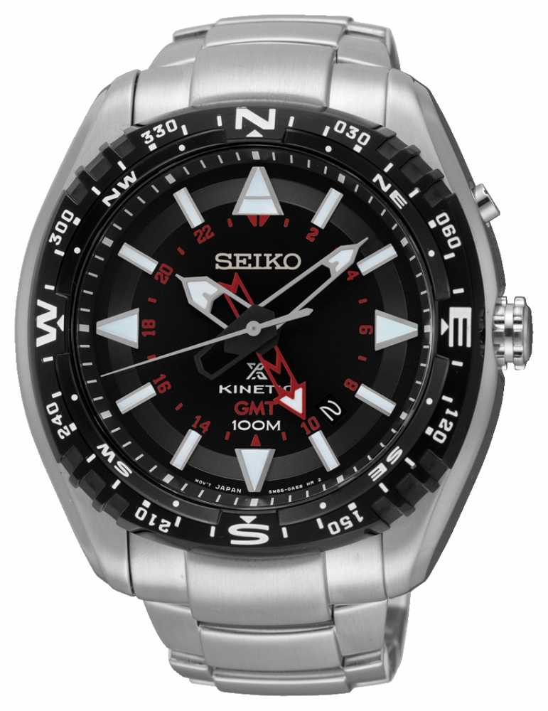 seiko solar gmt watch