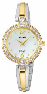 Seiko Womens Solar Two Tone SUP288P9 Seiko Womens Solar Two Tone SUP288P9