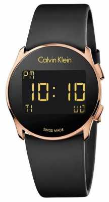 Calvin Klein Unisex Future Digital Black Rubber Strap K5B236D1 Calvin Klein Unisex Future Digital Black Rubber Strap K5B236D1