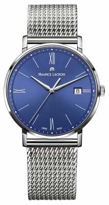 Maurice Lacroix Eliros Date Blue Dial Mesh Bracelet EL1087-SS002-410-1 Maurice Lacroix Eliros Date Blue Dial Mesh Bracelet EL1087-SS002-410-1