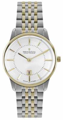 Dreyfuss Mens Two Tone Bracelet White Dial DGB00137/02 Dreyfuss Mens Two Tone Bracelet White Dial DGB00137/02