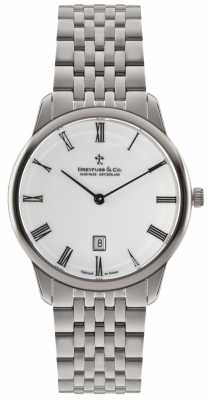 Dreyfuss Mens Stainless Steel Bracelet White Dial DGB00135/01 Dreyfuss Mens Stainless Steel Bracelet White Dial DGB00135/01