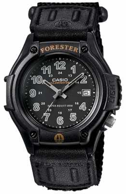 Casio Forester Black Fabric Strap Black Dial LED FT-500WC-1BVER Casio Forester Black Fabric Strap Black Dial LED FT-500WC-1BVER