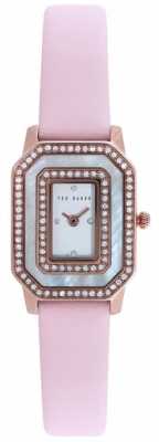 Ted Baker Womens Pink Leather Strap Stone Set Dial TE10023480 Ted Baker Womens Pink Leather Strap Stone Set Dial TE10023480