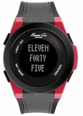 Kenneth Cole Mens Connect Digital Smart Black Strap KC10022807 Kenneth Cole Mens Connect Digital Smart Black Strap KC10022807