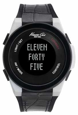Kenneth Cole Mens Connect Digital Smart Black Strap KC10022809 Kenneth Cole Mens Connect Digital Smart Black Strap KC10022809