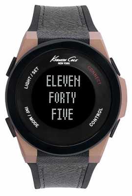 Kenneth Cole Mens Connect Digital Smart Black Strap KC10022939 Kenneth Cole Mens Connect Digital Smart Black Strap KC10022939