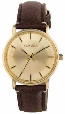 Kahuna Womens Brown Strap Champagne Dial KLS-0326L Kahuna Womens Brown Strap Champagne Dial KLS-0326L