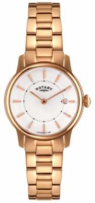 Rotary Womens Locarno Rose Gold PVD White Dial LB02774/02 Rotary Womens Locarno Rose Gold PVD White Dial LB02774/02