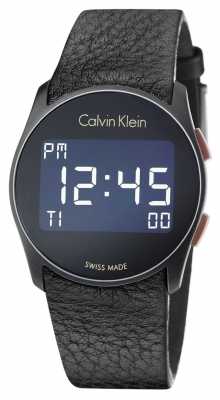 Calvin Klein Unisex Future Digital Black Leather Strap K5B13XC1 Calvin Klein Unisex Future Digital Black Leather Strap K5B13XC1
