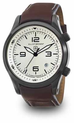 Elliot Brown Mens Canford Oxblood Leather Silver Dial 202-009-L05 Elliot Brown Mens Canford Oxblood Leather Silver Dial 202-009-L05