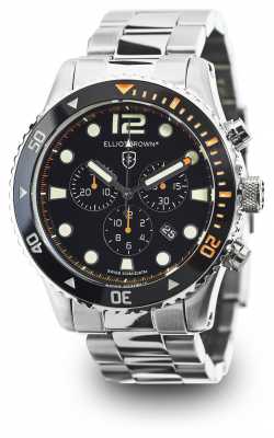 Elliot Brown Mens Bloxworth Stainless Steel Black Dial 929-005-B01 Elliot Brown Mens Bloxworth Stainless Steel Black Dial 929-005-B01