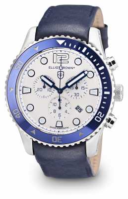 Elliot Brown Mens Bloxworth Blue Leather Cream Dial 929-008-L06 Elliot Brown Mens Bloxworth Blue Leather Cream Dial 929-008-L06