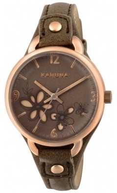 Kahuna Womens Taupe Brown Strap Brown Dial KLS-0310L Kahuna Womens Taupe Brown Strap Brown Dial KLS-0310L