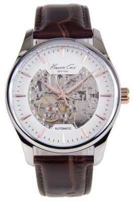 Kenneth Cole Mens Automatic Brown Leather Strap KC10027198 Kenneth Cole Mens Automatic Brown Leather Strap KC10027198