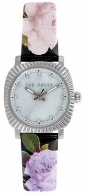 Ted Baker Womens Floral Leather Mother Of Pearl Dial TE10024724 Ted Baker Womens Floral Leather Mother Of Pearl Dial TE10024724
