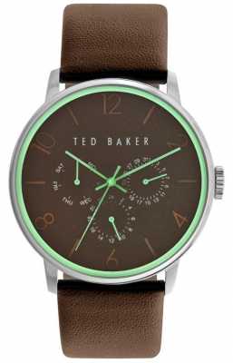 Ted Baker Mens Brown Leather Strap Brown Dial TE10023496 Ted Baker Mens Brown Leather Strap Brown Dial TE10023496