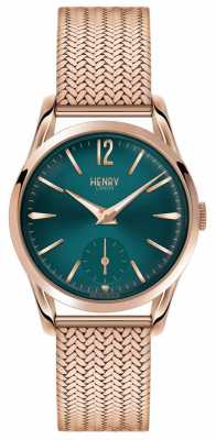 Henry London Womens Stratford Rose Gold PVD Plated HL30-UM-0130 Henry London Womens Stratford Rose Gold PVD Plated HL30-UM-0130