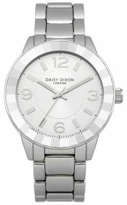 Daisy Dixon Womens Stainless Steel Bracelet Silver Dial DD014SM Daisy Dixon Womens Stainless Steel Bracelet Silver Dial DD014SM