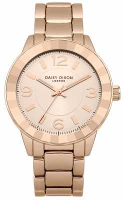 Daisy Dixon Womens Rose Gold PVD Plated Rose Dial DD014RGM Daisy Dixon Womens Rose Gold PVD Plated Rose Dial DD014RGM