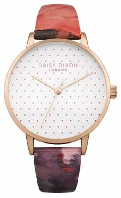 Daisy Dixon Womens Suki Rose Gloss Leather Strap DD008PRG Daisy Dixon Womens Suki Rose Gloss Leather Strap DD008PRG