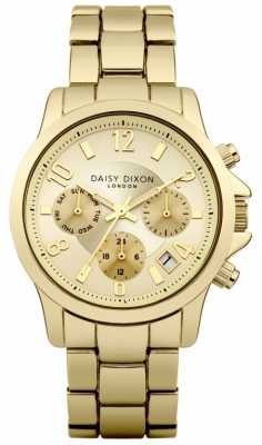 Daisy Dixon Womens Gold Tone PVD Plated Gold Dial DD001GM Daisy Dixon Womens Gold Tone PVD Plated Gold Dial DD001GM