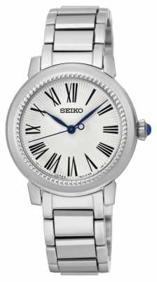 Seiko Womens Stainless Steel White Dial SRZ447P1 Seiko Womens Stainless Steel White Dial SRZ447P1