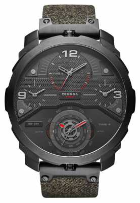 Diesel Machinus Mens Denim Strap DZ7358 Diesel Machinus Mens Denim Strap DZ7358