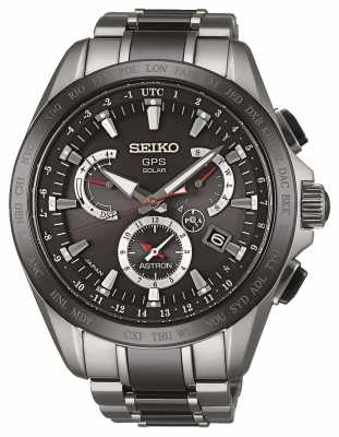 Seiko Astron GPS Mens Titanium/Ceramic Ion Plated Two Tone SSE041J1 Seiko Astron GPS Mens Titanium/Ceramic Ion Plated Two Tone SSE041J1