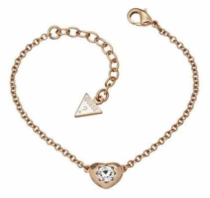 Guess Womens Crystals Of Love Rose Gold PVD Bracelet UBB51415 Guess Womens Crystals Of Love Rose Gold PVD Bracelet UBB51415