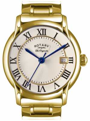 Rotary Womens Les Originales Carviano Gold PVD Plate LB90143/03 Rotary Womens Les Originales Carviano Gold PVD Plate LB90143/03