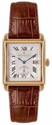 Dreyfuss Mens 1974 Brown Leather Strap Silver Dial DGS00142/06 Dreyfuss Mens 1974 Brown Leather Strap Silver Dial DGS00142/06