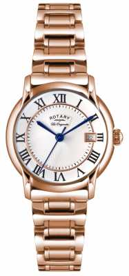 Rotary Womens Les Originales Carviano Rose Gold PVD LB90144/06 Rotary Womens Les Originales Carviano Rose Gold PVD LB90144/06