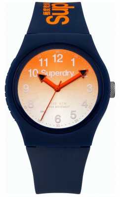 Superdry Unisex Urban Laser Blue Rubber Strap SYG198UO Superdry Unisex Urban Laser Blue Rubber Strap SYG198UO