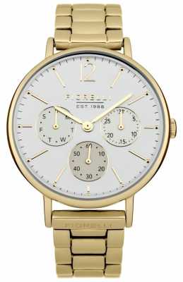 Fiorelli Womens Gold Bracelet White Dial FO002GM Fiorelli Womens Gold Bracelet White Dial FO002GM