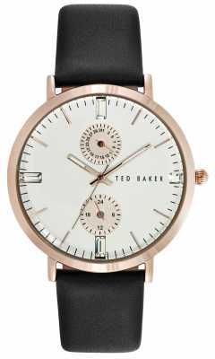 Ted Baker Wopmens Black Strap Silver Dial TE10024713 Ted Baker Wopmens Black Strap Silver Dial TE10024713