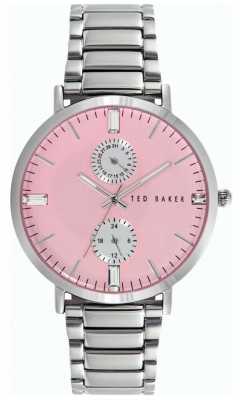 Ted Baker Womens Stainless Steel Strap Pink Dial TE10024715 Ted Baker Womens Stainless Steel Strap Pink Dial TE10024715