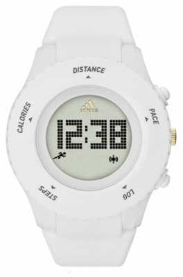 adidas Performance Mens Sprung White Silicone Strap Digital ADP3204 adidas Performance Mens Sprung White Silicone Strap Digital ADP3204