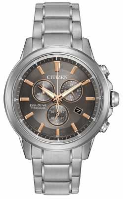 Citizen Eco-Drive Titanium Gents WR100 AT2340-56H Citizen Eco-Drive Titanium Gents WR100 AT2340-56H