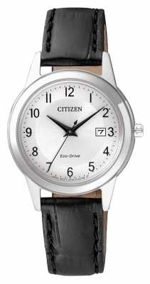 Citizen Womens Eco-Drive Leather Strap FE1081-08A Citizen Womens Eco-Drive Leather Strap FE1081-08A