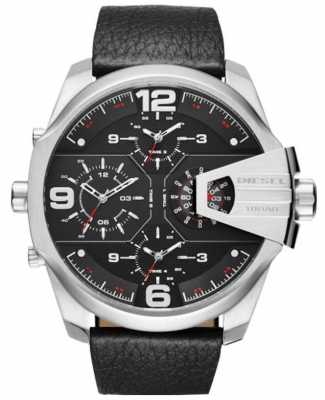 Diesel Mens Uber Black Leather DZ7376 Diesel Mens Uber Black Leather DZ7376
