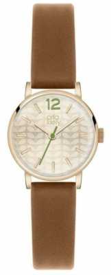 Orla Kiely Frankie Brown Leather Strap OK2018 Orla Kiely Frankie Brown Leather Strap OK2018
